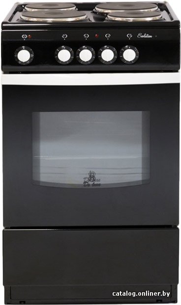 Кухонная плита De luxe 5004.12э (черный)