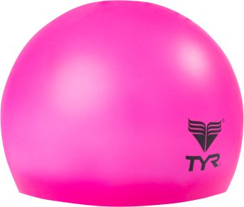 

Шапочка для плавания TYR Wrinkle Free Junior Silicone Cap LCSJR/693 (розовый)