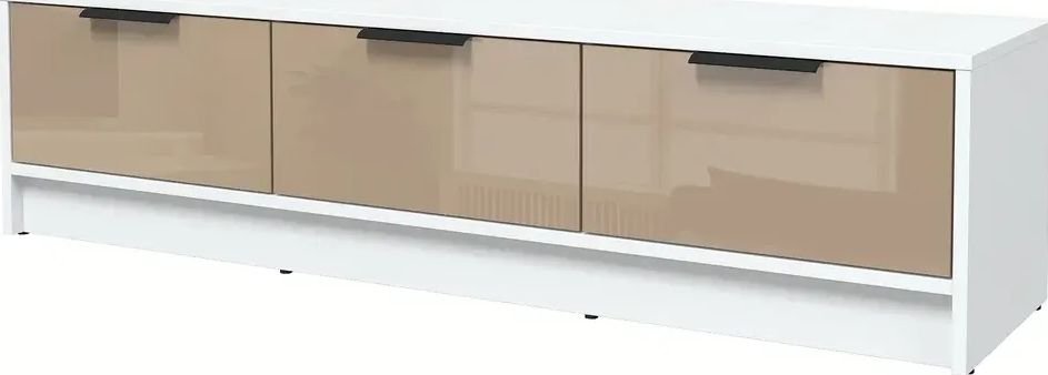 

Тумба Интерлиния ТВ Концепт КТ-ТВ3-35 Глосс ( белый платинум/капучино глянец)