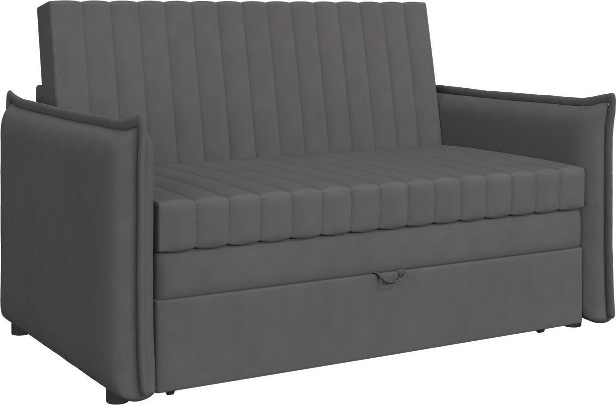 

Диван Bravo Мебель Джет 1200 стандарт 1 вариант (серый)