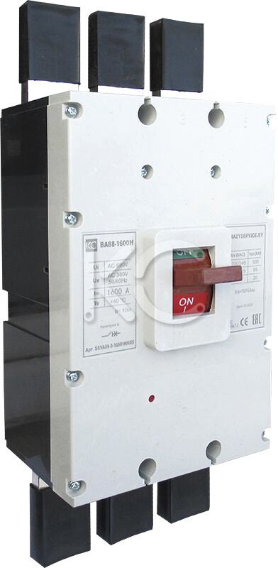 

Выключатель автоматический КС ВА 88-1250H 1000А 3P 85кА SVA88-3-1250100085