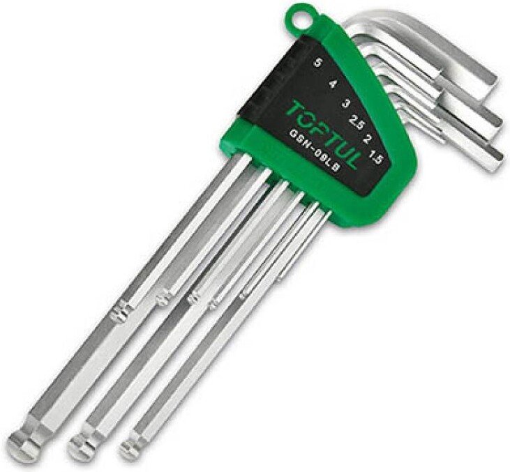 

Набор ключей Toptul GSN-09LB (9 предметов)