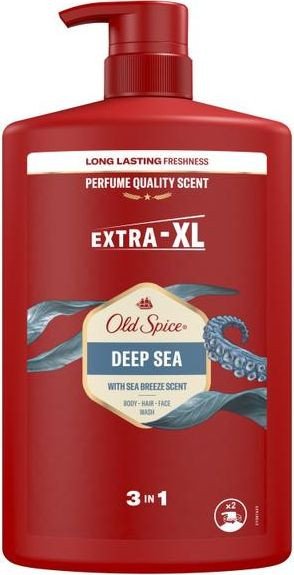 Old Spice Гель для душа + шампунь 3 в 1 Deep Sea 1000 мл