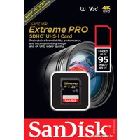 Карта памяти SanDisk Extreme PRO V30 SDXC 64GB [SDSDXXG-064G-GN4IN]