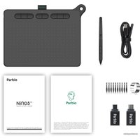 Графический планшет Parblo Ninos M (черный)