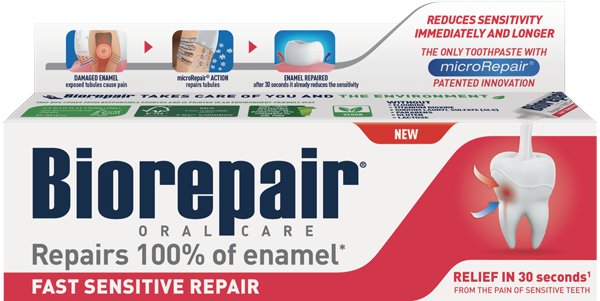 

Зубная паста Biorepair Fast Sensitive Repair 75 мл