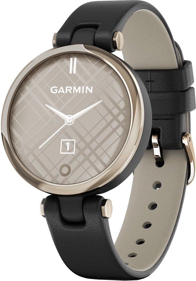 

Умные часы Garmin Lily (кремово-золотистый, черный/кожаный ремешок)