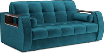 Мебель-АРС Аккордеон Барон №3 ППУ 155x200 (бархат синий/зеленый Star Velvet 43 Black Green)