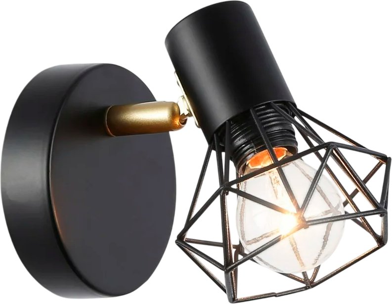 Спот Ambrella light TR8655 BK/GD (черный/золото)
