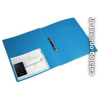 Папка для бумаг Бюрократ 0827/2RBLU (синий)