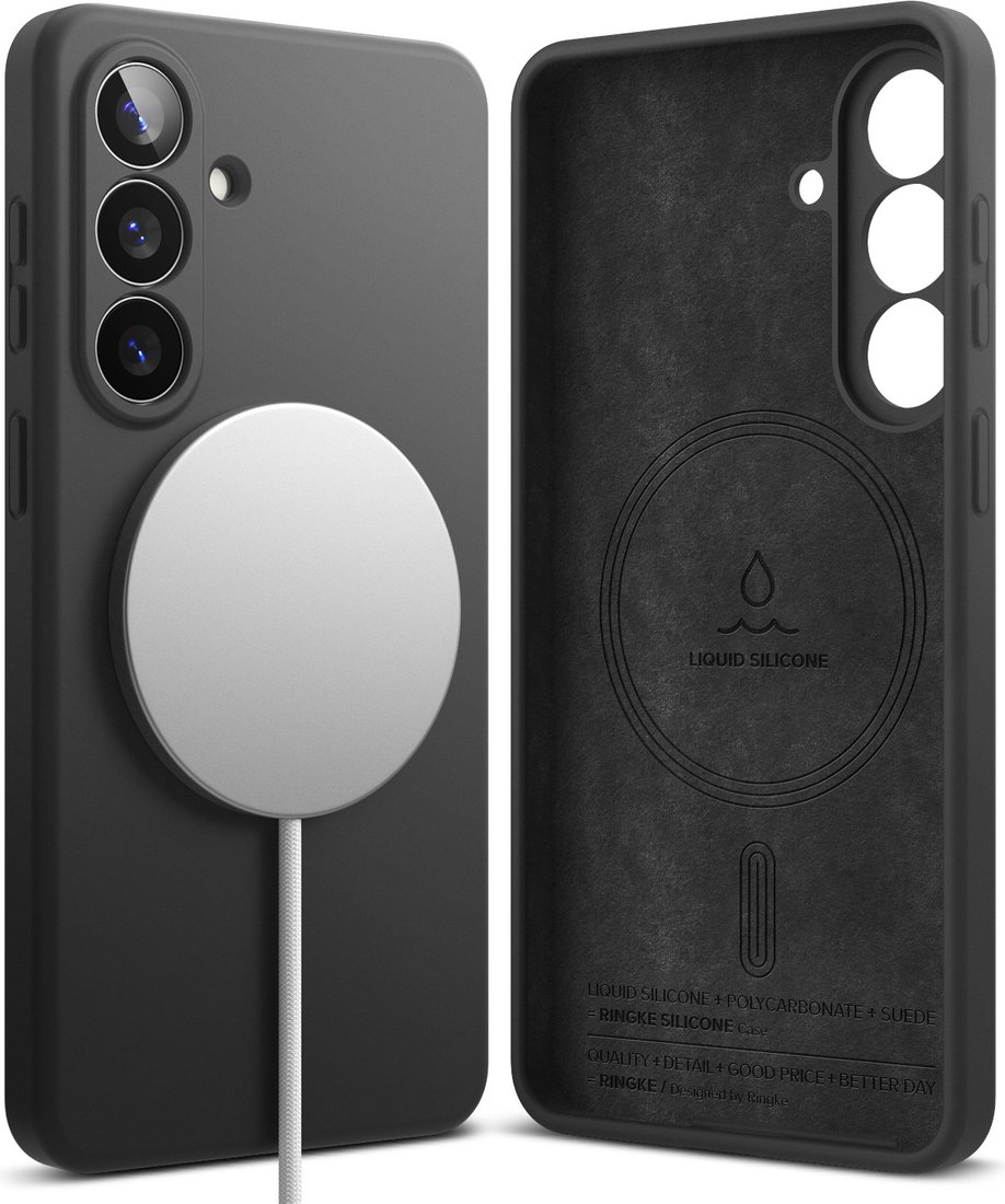 

Чехол для телефона Ringke Silicone Magnetic для Galaxy S26 (Black)
