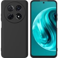 Чехол для телефона KST Silicone Cover для Huawei Nova 12i (черный, с закрытым низом)