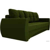 Диван Лига диванов Сатурн 28172 (микровельвет, зеленый)