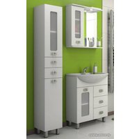  Какса-А Шкаф-пенал Витраж 30 с корзиной