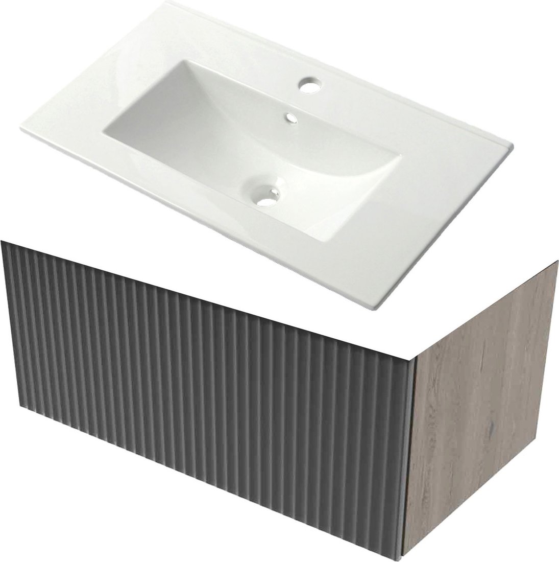 

ЗОВ Тумба под умывальник Кито K80TS0MFLPM-OL80