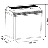 Термоэлектрический автохолодильник ZUGEL ZCR30 (синий)