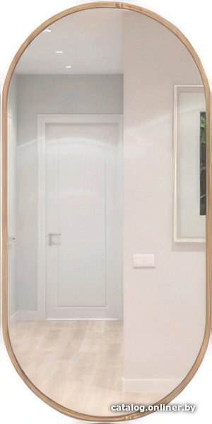 Зеркало EMZE Color Oval 50x100 COLOR.50.100.KRD (красное дерево)