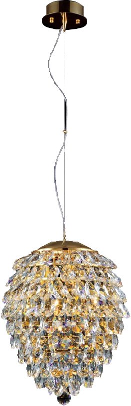 

Подвесная люстра Crystal Lux Charme SP4 (Gold/Transparent)