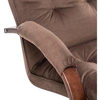 Кресло-качалка Импэкс Leset Монако (орех текстура/V 23)