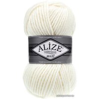 Пряжа для вязания Alize Superlana maxi 62 (100 м, молочный)