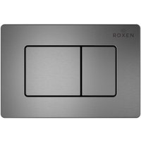 Унитаз подвесной Roxen Porto в комплекте с инсталляцией StounFix Dual Fresh 6 в 1 968445 (кнопка: сатин)