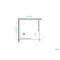 Душевой уголок Royal Bath RB95HPD-C-BL 95х95