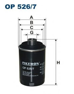 

Масляный фильтр Filtron OP5267
