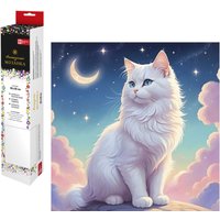 Алмазная мозаика  Феникс+ Лунный кот 68596