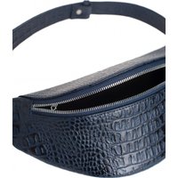 Сумка на пояс Franchesco Mariscotti 1-4618к (крокодил, океан NN)