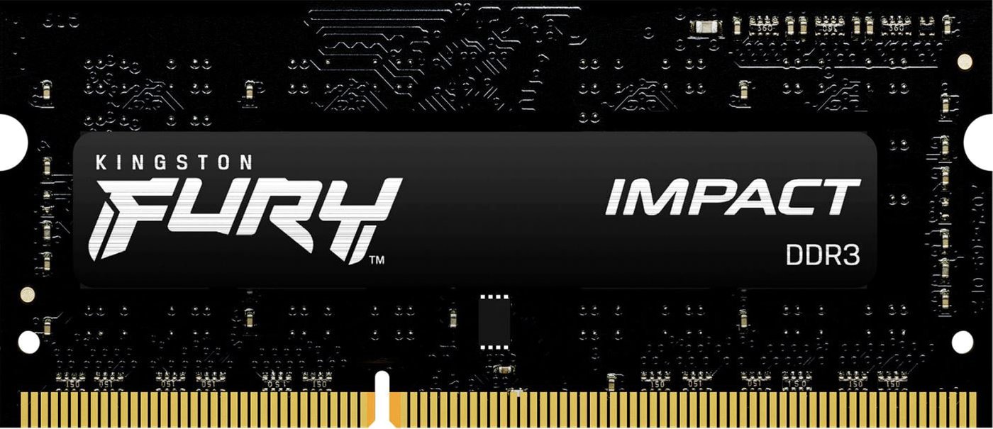 

Оперативная память Kingston FURY Impact 4GB DDR3 SODIMM PC3-14900 KF318LS11IB/4