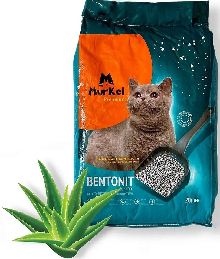 

Наполнитель для туалета MurKel Бентонит 20л (алоэ вера)
