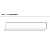 Горка КМК Мебель Монреаль 1 КМК 1081 (дуб канзас/SAT 22 зеленый мат) в Бобруйске