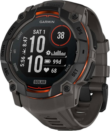 Garmin Instinct 3 Solar 50 мм (czarny)
