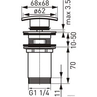 Донный клапан Ferro S284