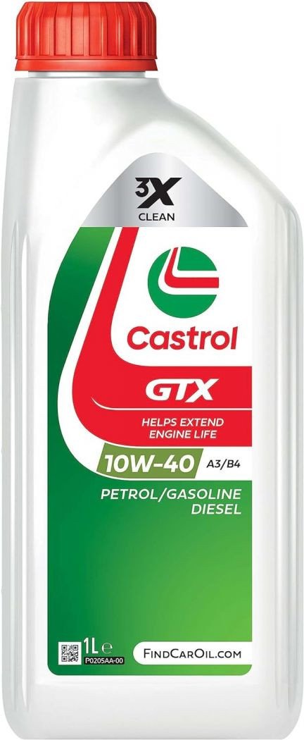 

Моторное масло Castrol GTX Ultraclean 10W-40 A3/B4 1л