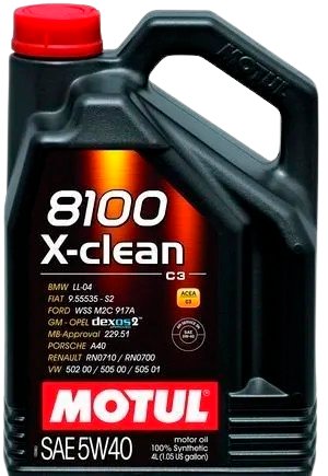 

Моторное масло Motul 8100 X-clean 5W-40 4л