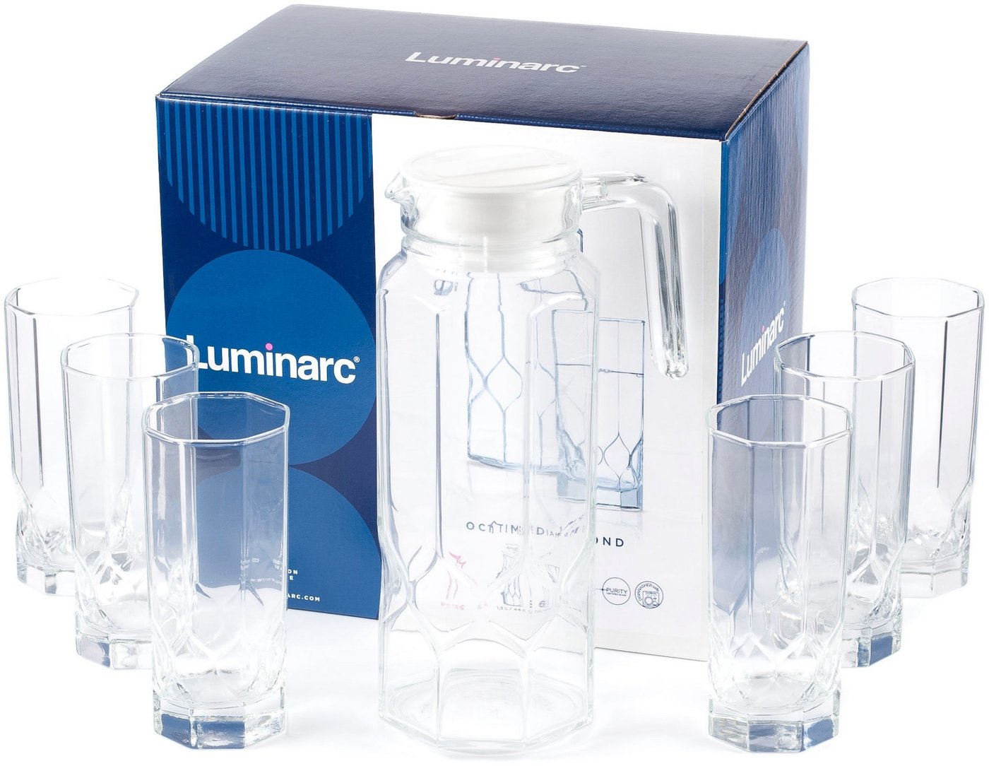 

Набор бокалов для воды и напитков Luminarc Octime diamond N0226