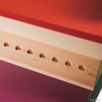 Верстак-стол игрушечный UC Mebel Мастерская (фиолетовый/зеленый)