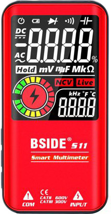 

Мультиметр Bside S11 (красный)