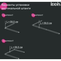 Шторка-занавеска для ванны IDDIS B02P218i11