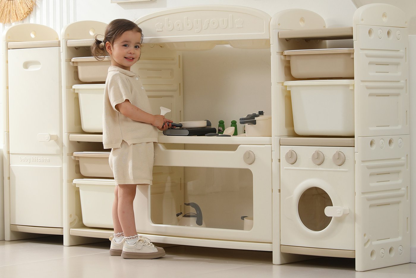 

Детская кухня UNIX kids Cook & Store 6 (бежевый)