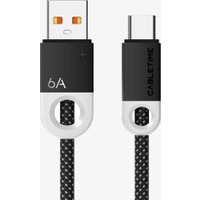 Кабель Cabletime CAP1L CT-AMCM6A-PBW2 (2 м, черный)