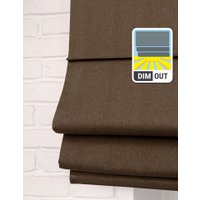 Римская штора Delfa Мини Cunda СШД-01М 553/135 (73x160, коричневый)