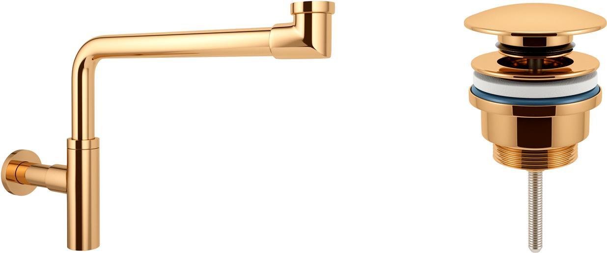 

Сифон Wellsee Drainage System 182126003 (сифон, донный клапан, золото)
