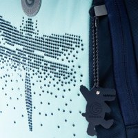 Школьный рюкзак Grizzly RG-461-1 (синий/мятный)