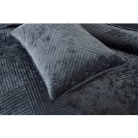 Набор текстиля для спальни Sofi De MarkO Патрисия 240x260 Пок-П-240х260а1 (антрацит 1)