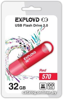 Exployd 570 32GB (czerwony) [EX-32GB-570-Red]