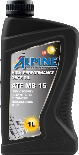 

Трансмиссионное масло Alpine ATF MB 15 1л