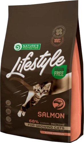 Сухой корм для кошек Nature's Protection Lifestyle с лососем NPLS45953 (1.5 кг)