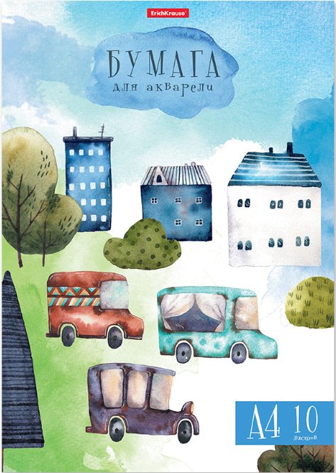 

Бумага для рисования Erich Krause Черничный бульвар 51526